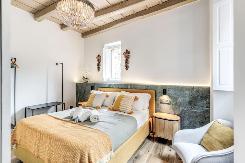 Piazza Dei Renzi Trastevere Building 4 Bedroom With Terrace Apartment *